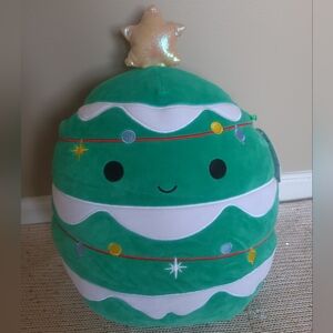 NWT Johann The Christmas Tree 12" Squishmallow *Rare*